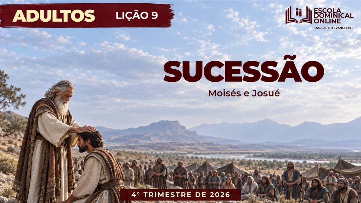 Capa da aula: A Sucessão de Moisés