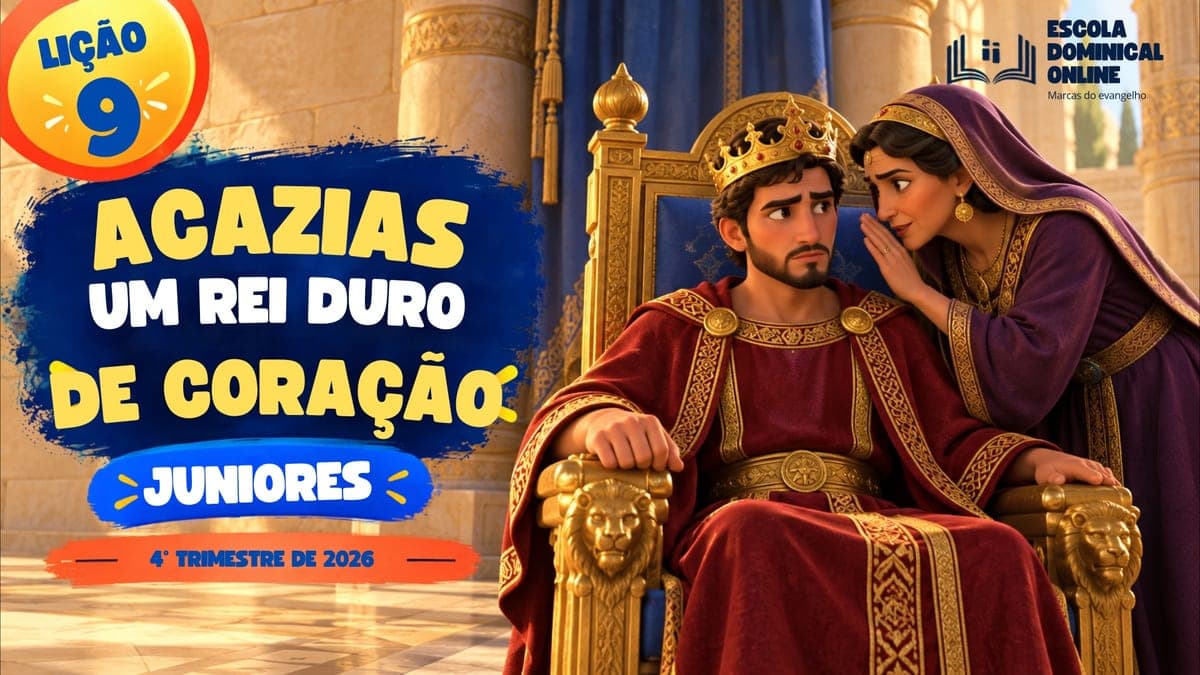 Capa da aula: Acazias, um Rei Duro de Coração