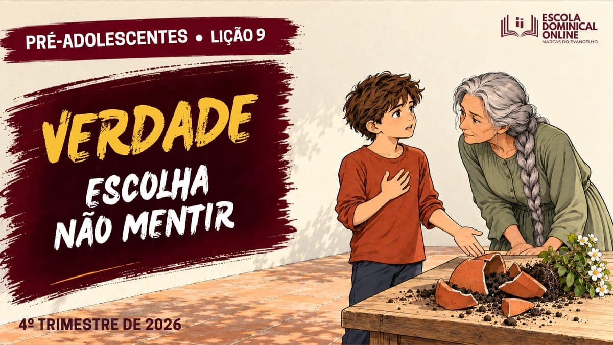 Capa da aula: Diga Não à Mentira!