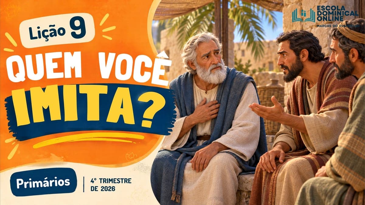 Capa da aula: O Povo de Deus Imita os Pecadores?