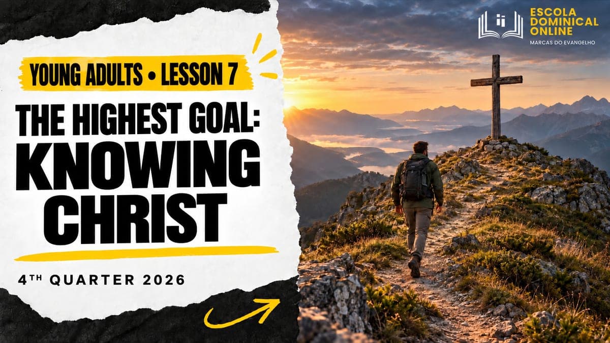 Lesson cover: The Highest Goal: Knowing Christ