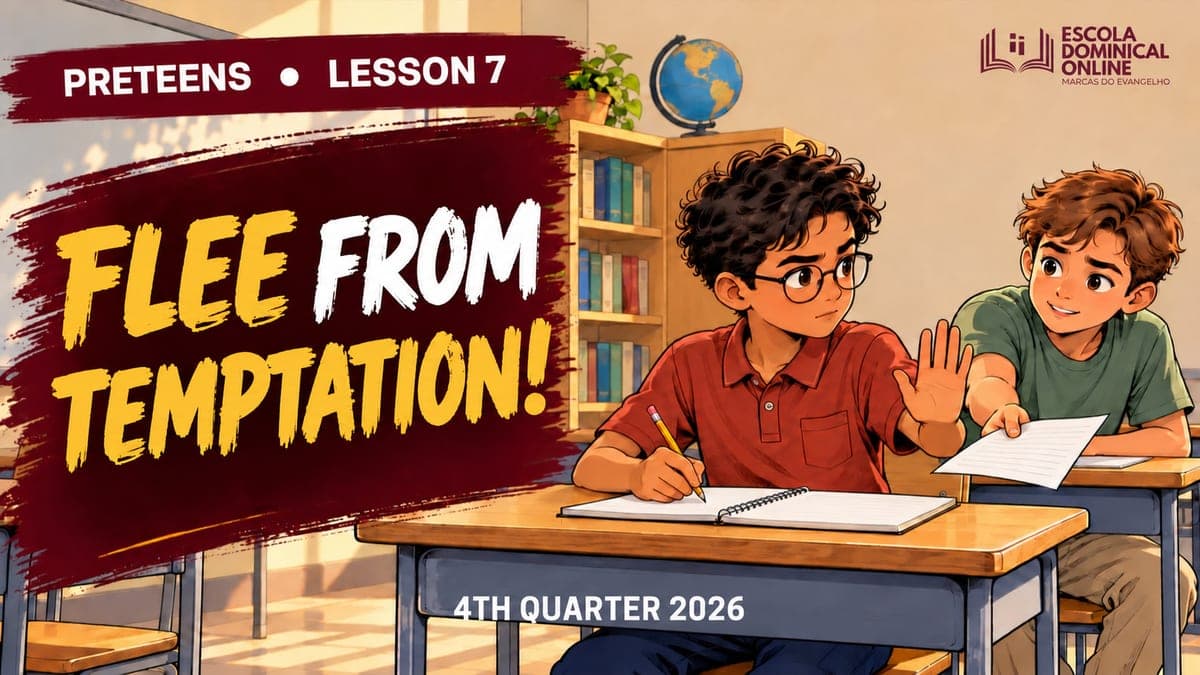 Lesson cover: Flee from Temptation!