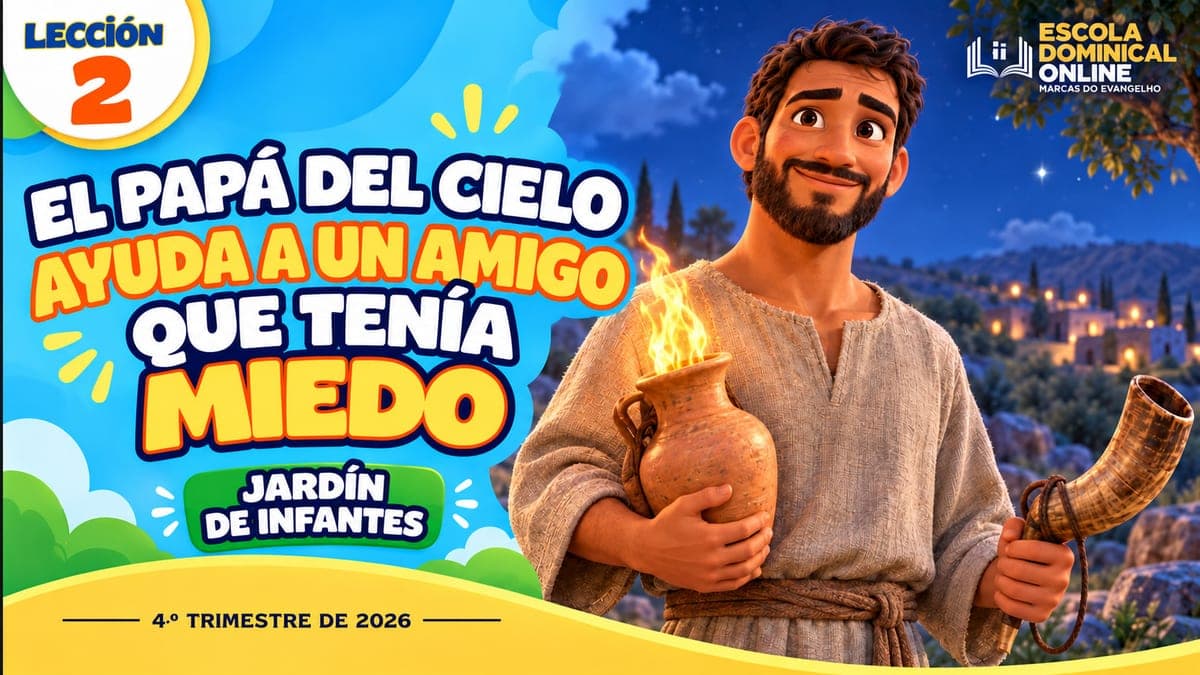 Papá Dios ayuda a un amigo que tenía miedo