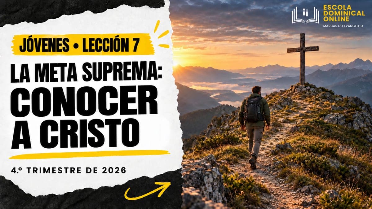 Portada de la clase: La meta suprema: conocer a Cristo