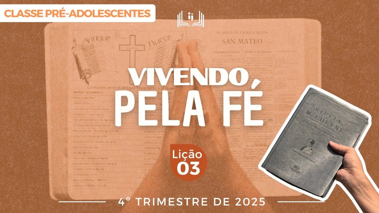 Capa da aula: Vivendo Pela Fé