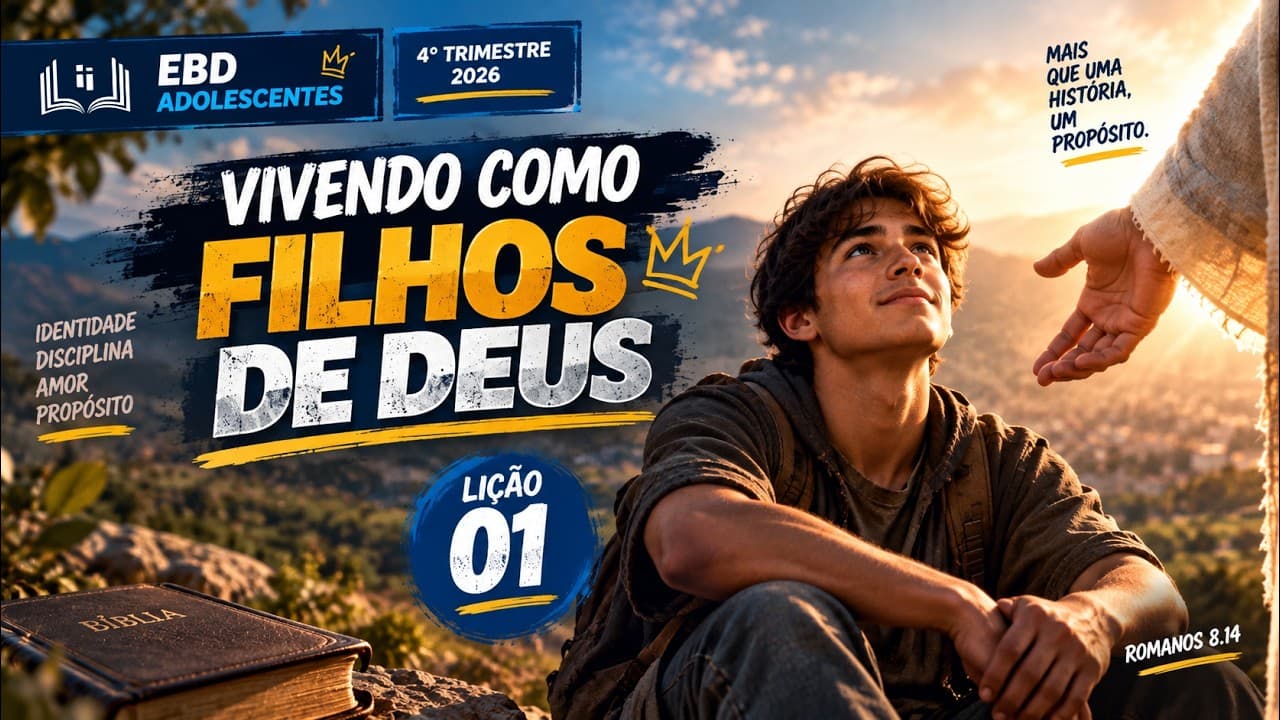 Capa da aula: Vivendo como Filhos de Deus