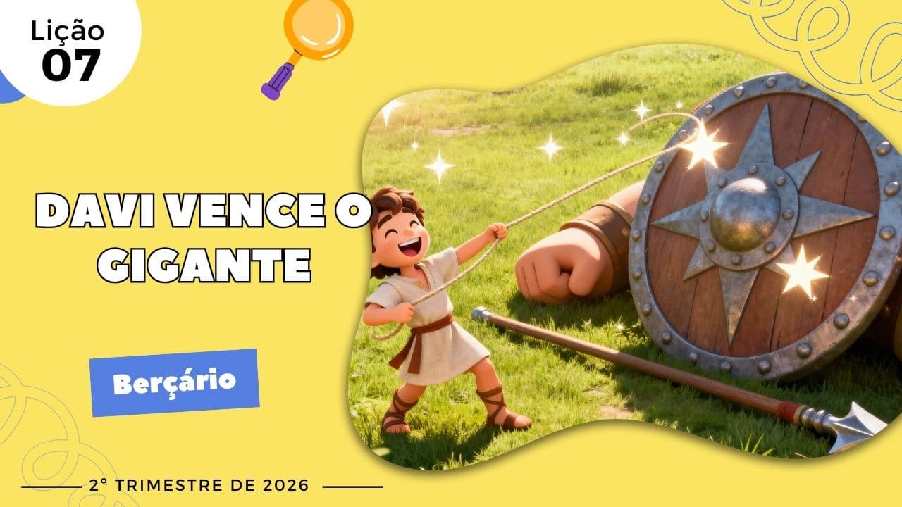 Capa da aula: Davi Vence o Gigante