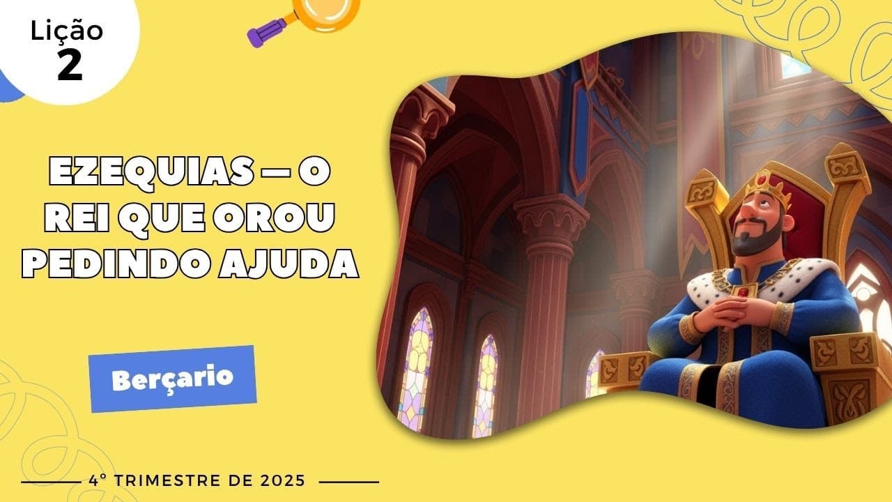 Capa da aula: Ezequias – O Rei Que Orou Pedindo Ajuda