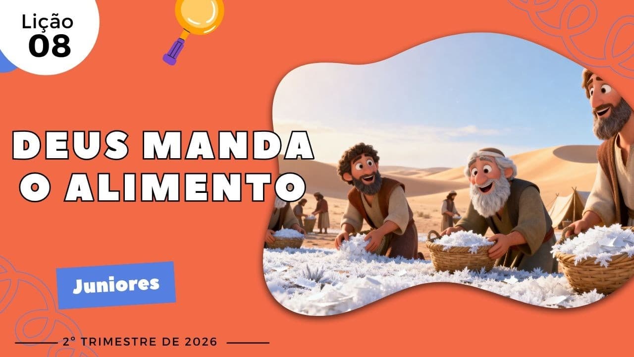 Capa da aula: Deus Manda o Alimento