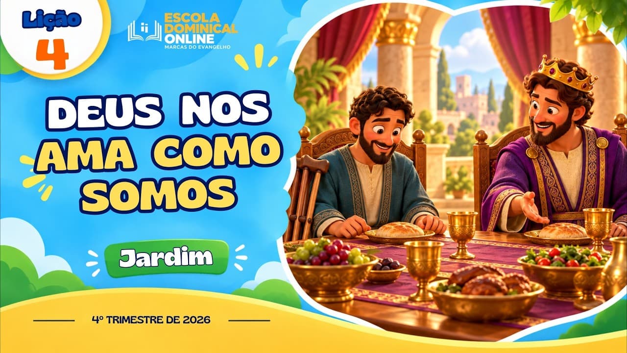 Capa da aula: O Papai do Céu nos Ama e nos Aceita como Somos