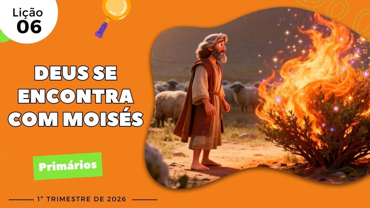 Capa da aula: Deus se Encontra com Moisés