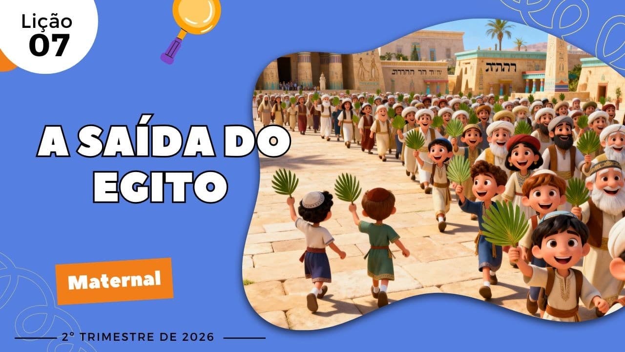 Capa da aula: A Saída do Egito (A Nuvem e o Fogo)
