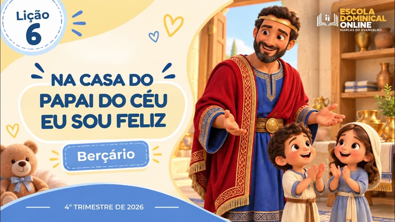 Imagem de fundo para Na Casa do Papai do Céu Eu Sou Feliz