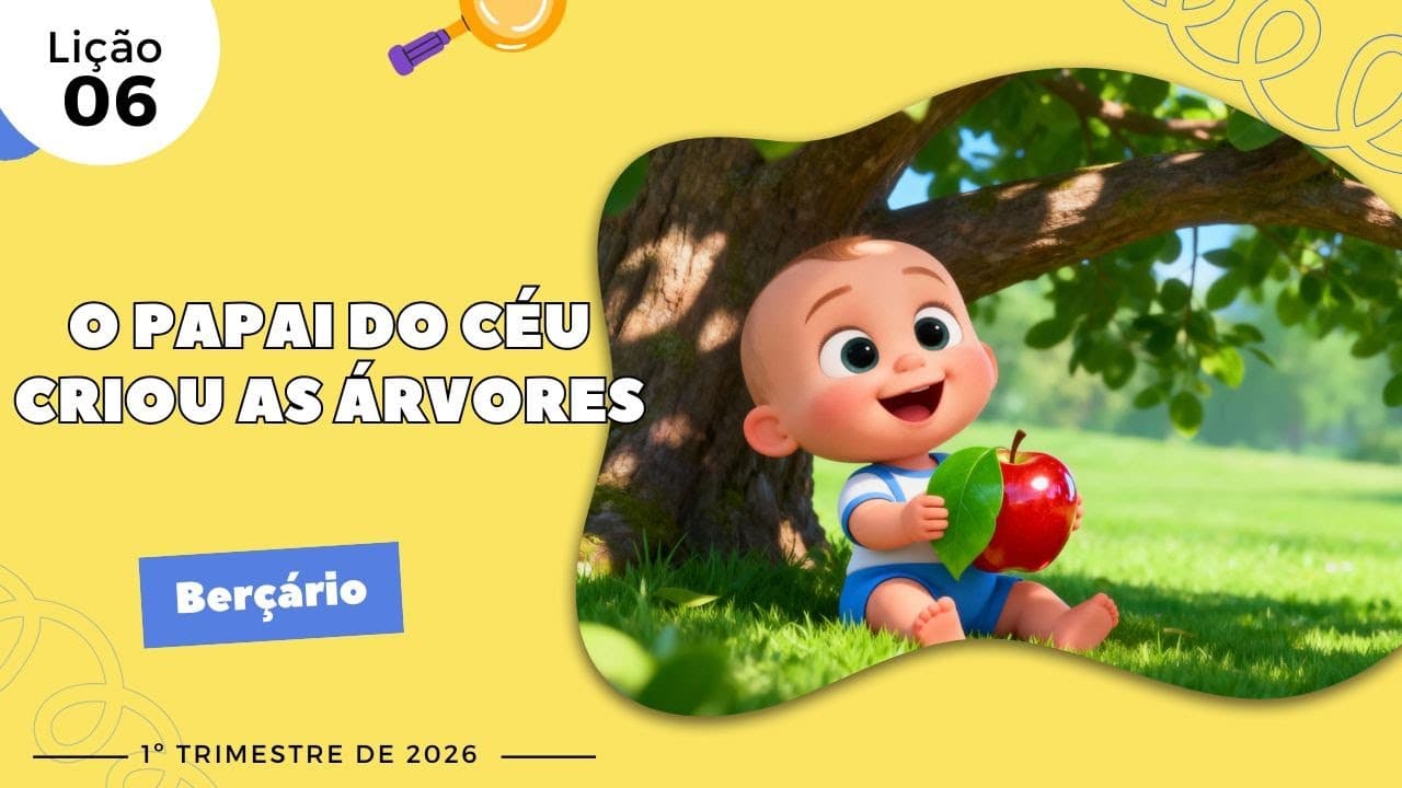 Capa da aula: O Papai do Céu Criou as Árvores.