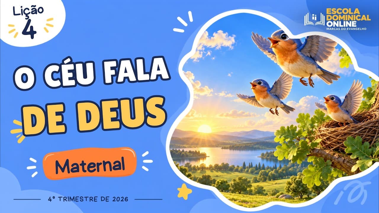 Capa da aula: Deus É Revelado nos Céus