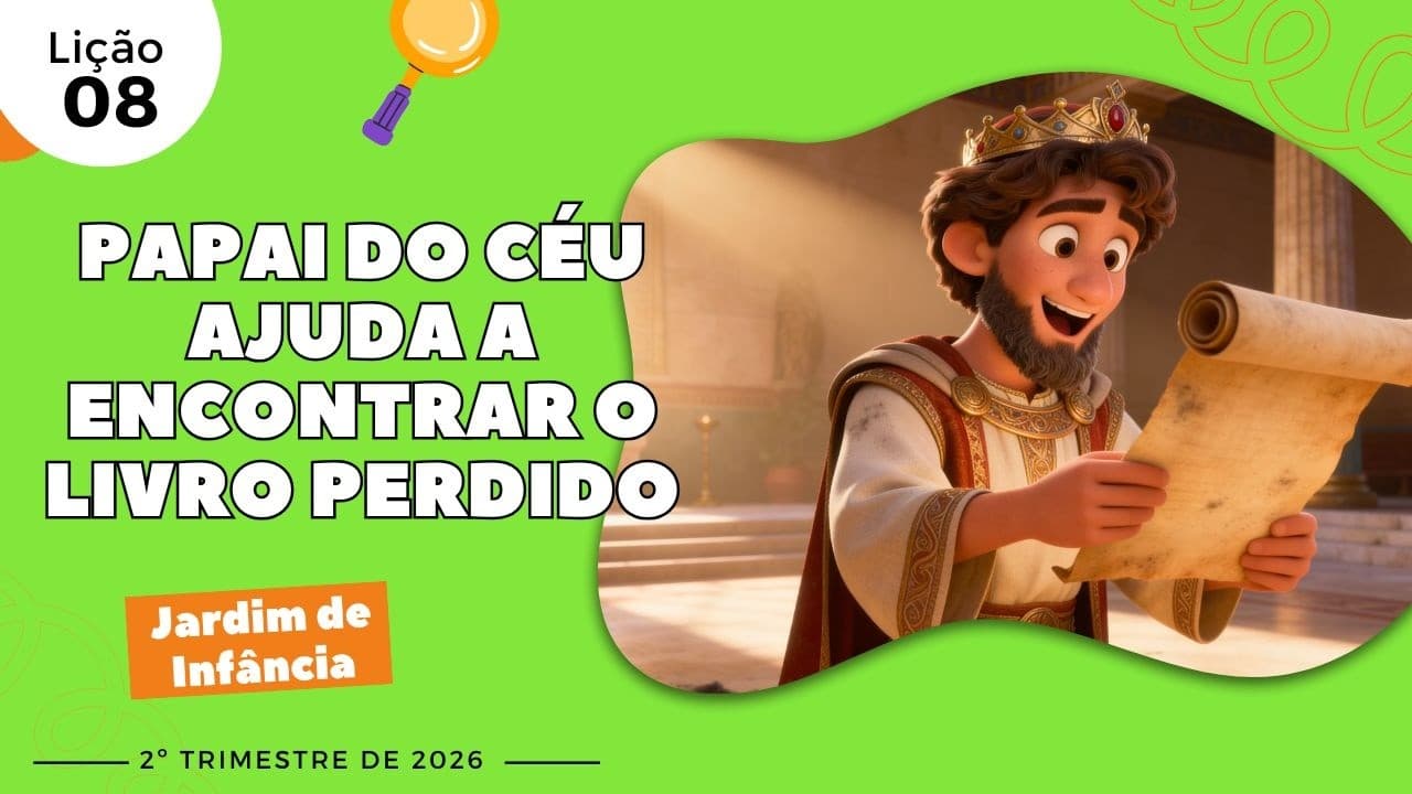 Capa da aula: Papai do Céu Ajuda a Encontrar o Livro Perdido