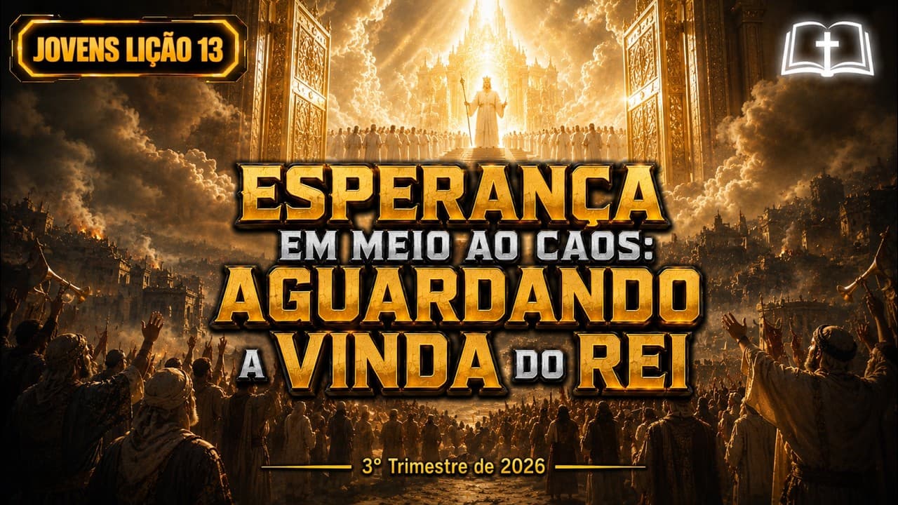 Capa da aula: Esperança em Meio ao Caos: Aguardando a Vinda do Rei