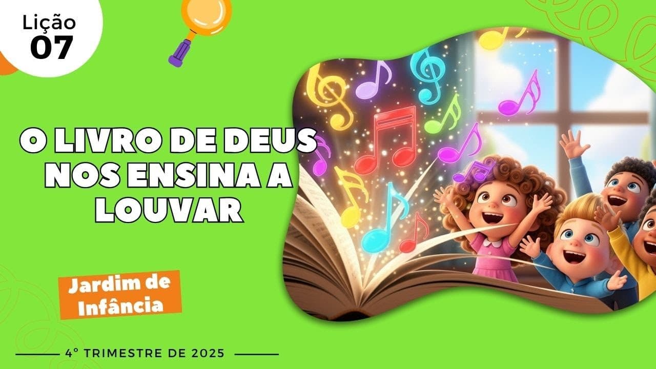 Capa da aula: O Livro De Deus Nos Ensina A Louvar