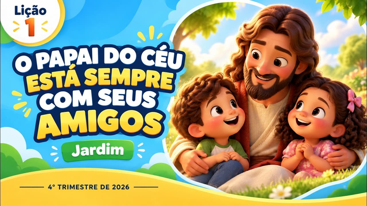 Capa da aula: O Papai do Céu Está Sempre com Seus Amigos