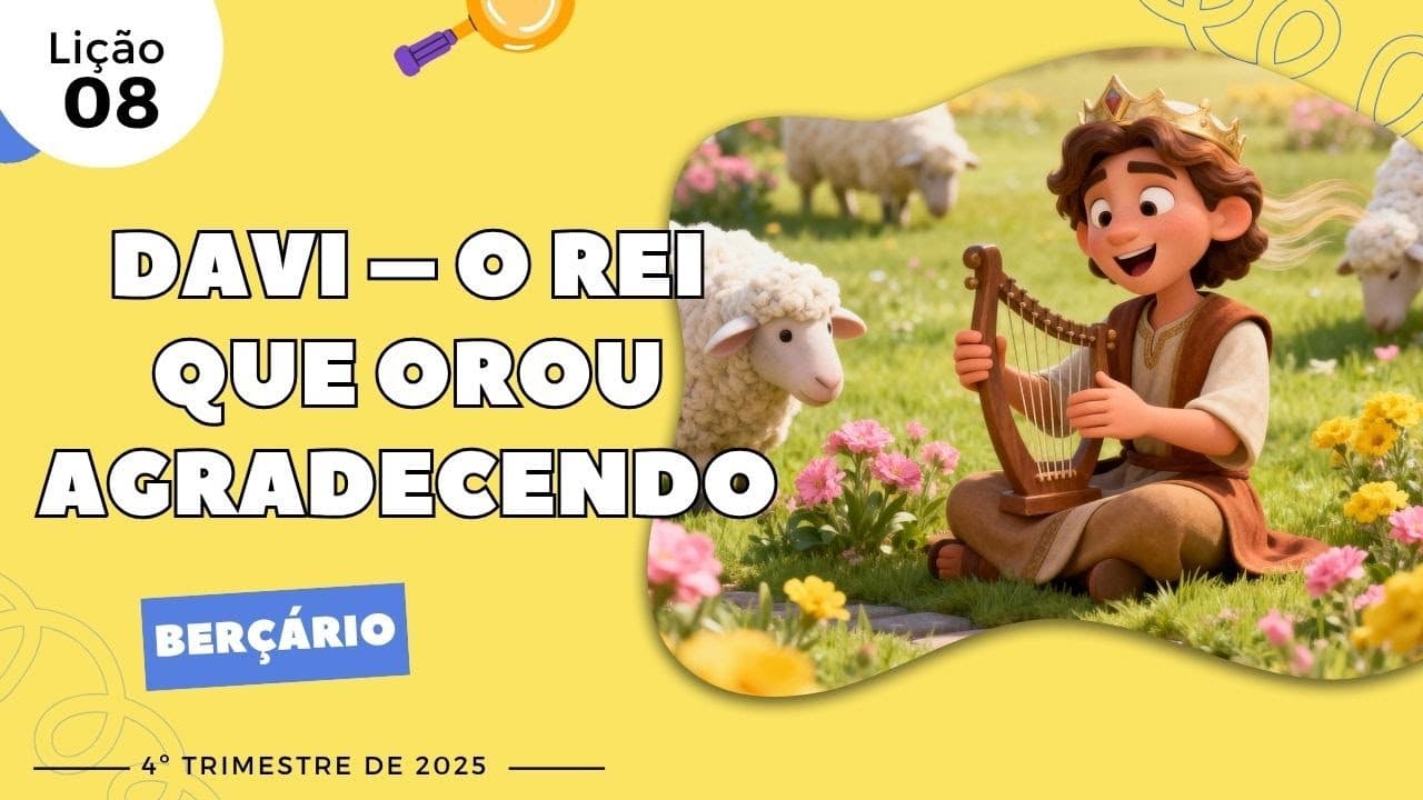 Capa da aula: Davi – O Rei Que Orou Agradecendo