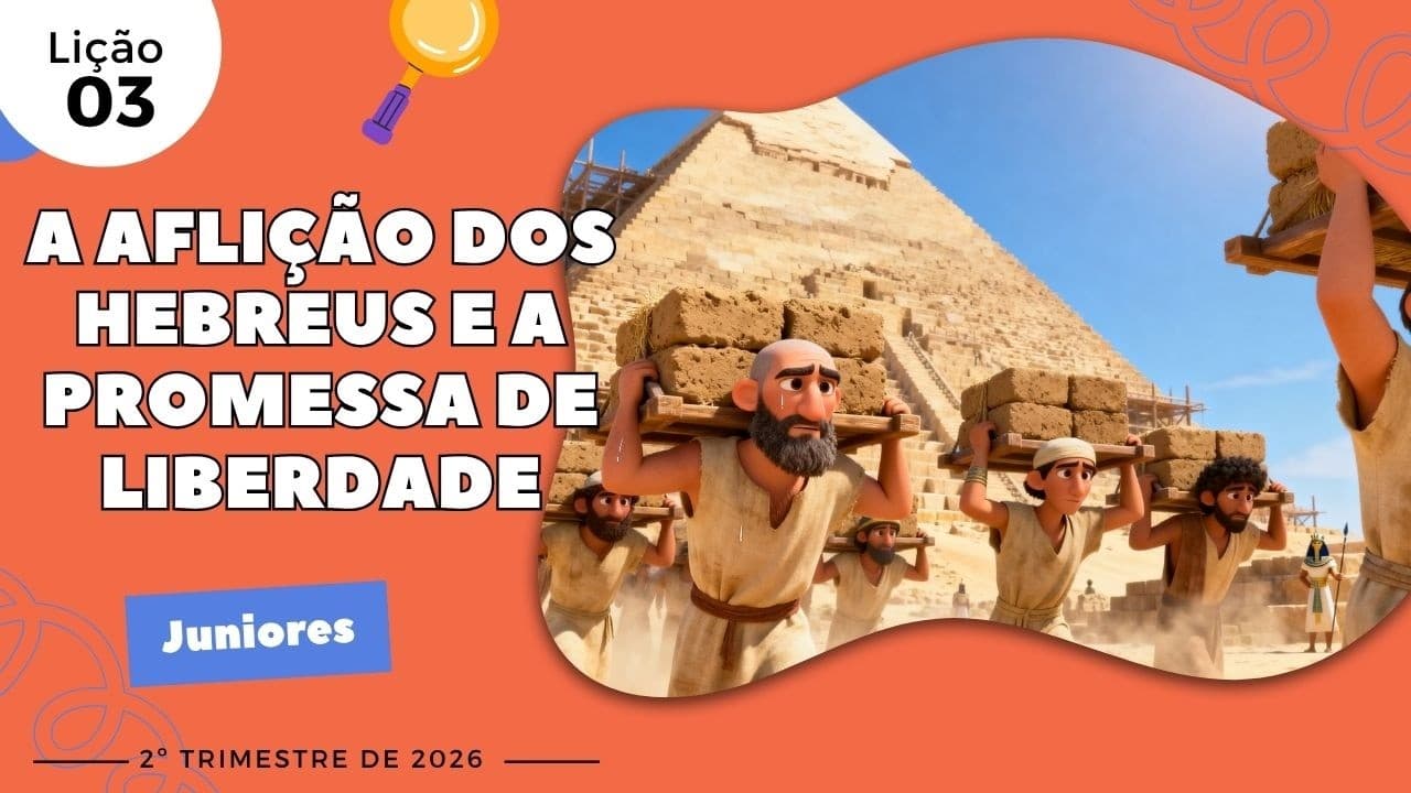 Capa da aula: A Aflição dos Hebreus e a Promessa de Liberdade