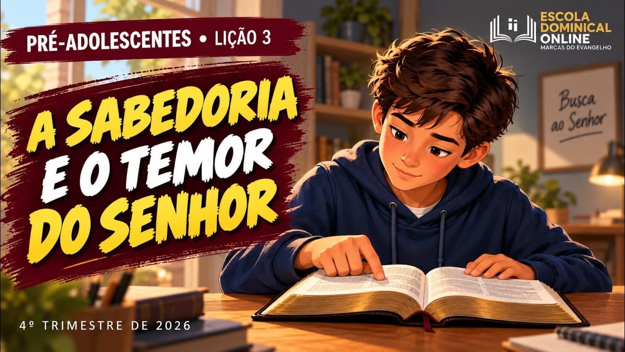 Capa da aula: A Sabedoria e o Temor do Senhor