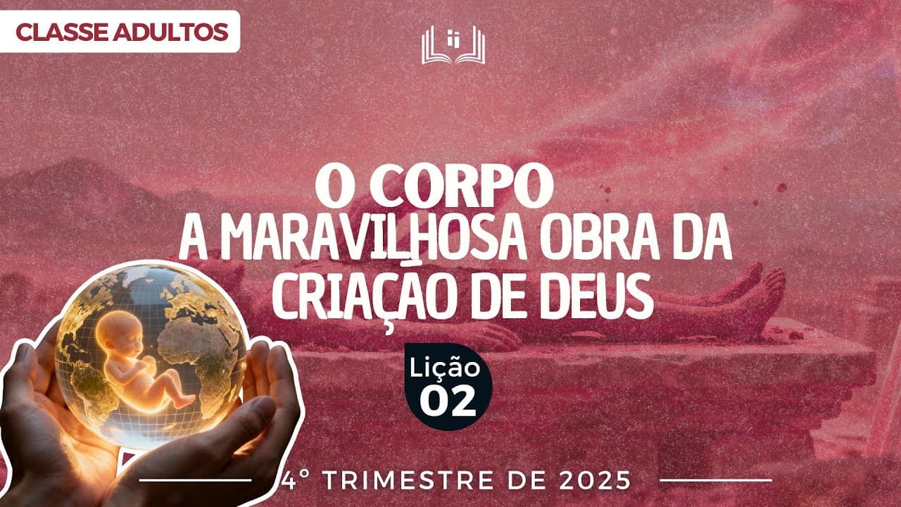 Capa da aula: O Corpo – A Maravilhosa Obra Da Criação De Deus