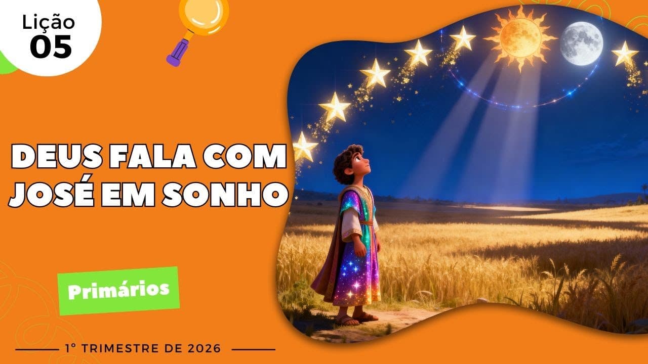 Capa da aula: Deus Fala com José em Sonho
