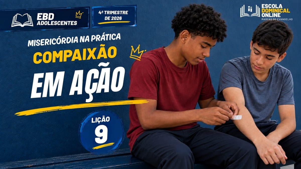 Capa da aula: Os Cristãos e a Prática da Misericórdia