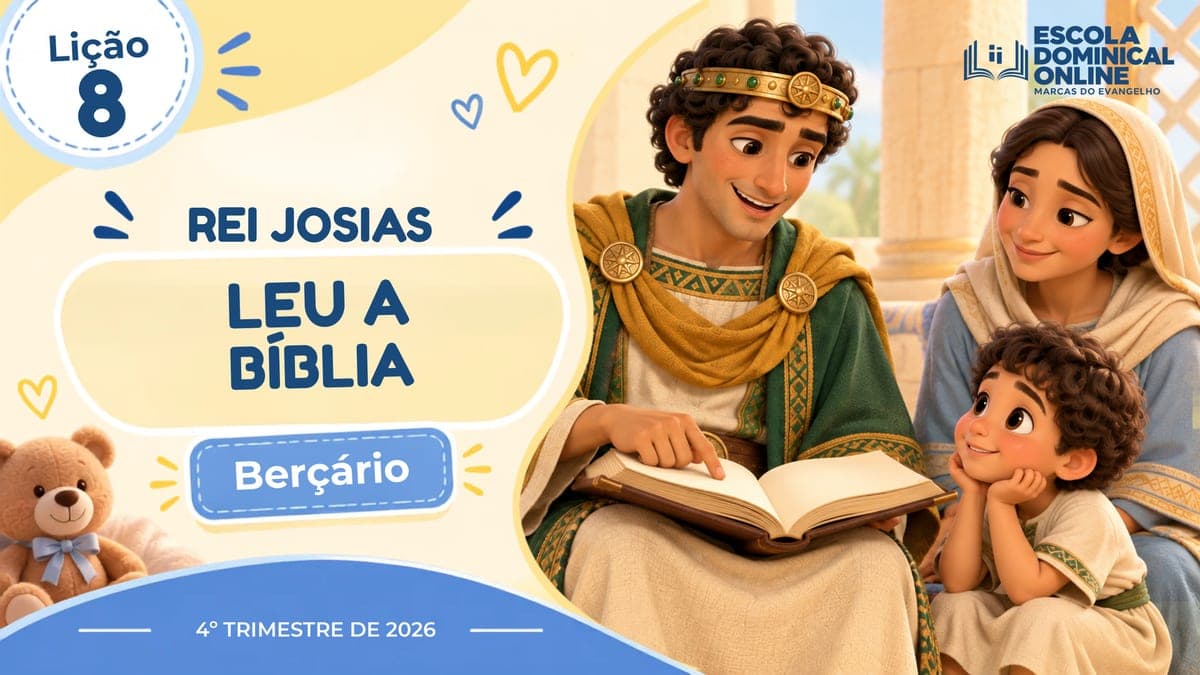 Capa da aula: O Rei que Leu a Bíblia