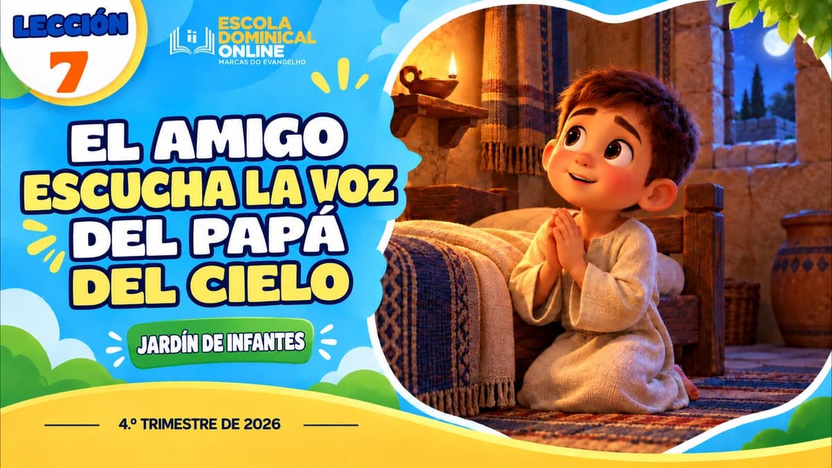 Portada de la clase: El amigo escucha la voz del Papá del cielo