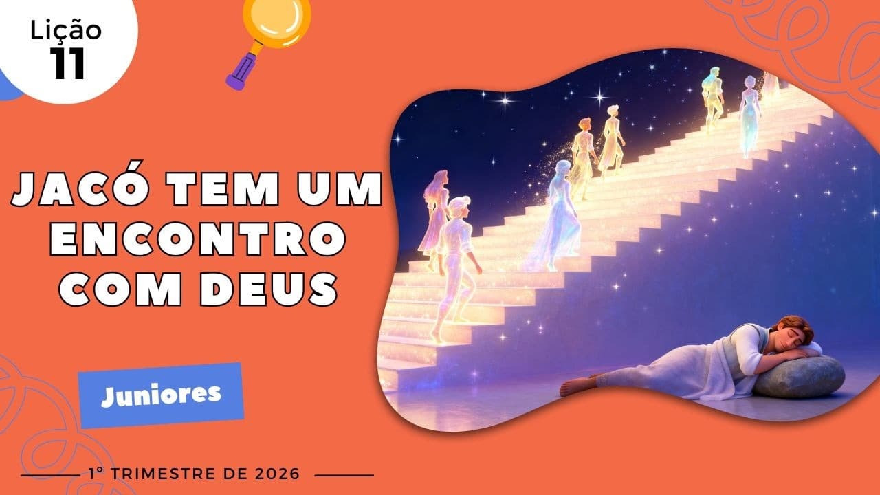 Capa da aula: Jacó Tem um Encontro com Deus