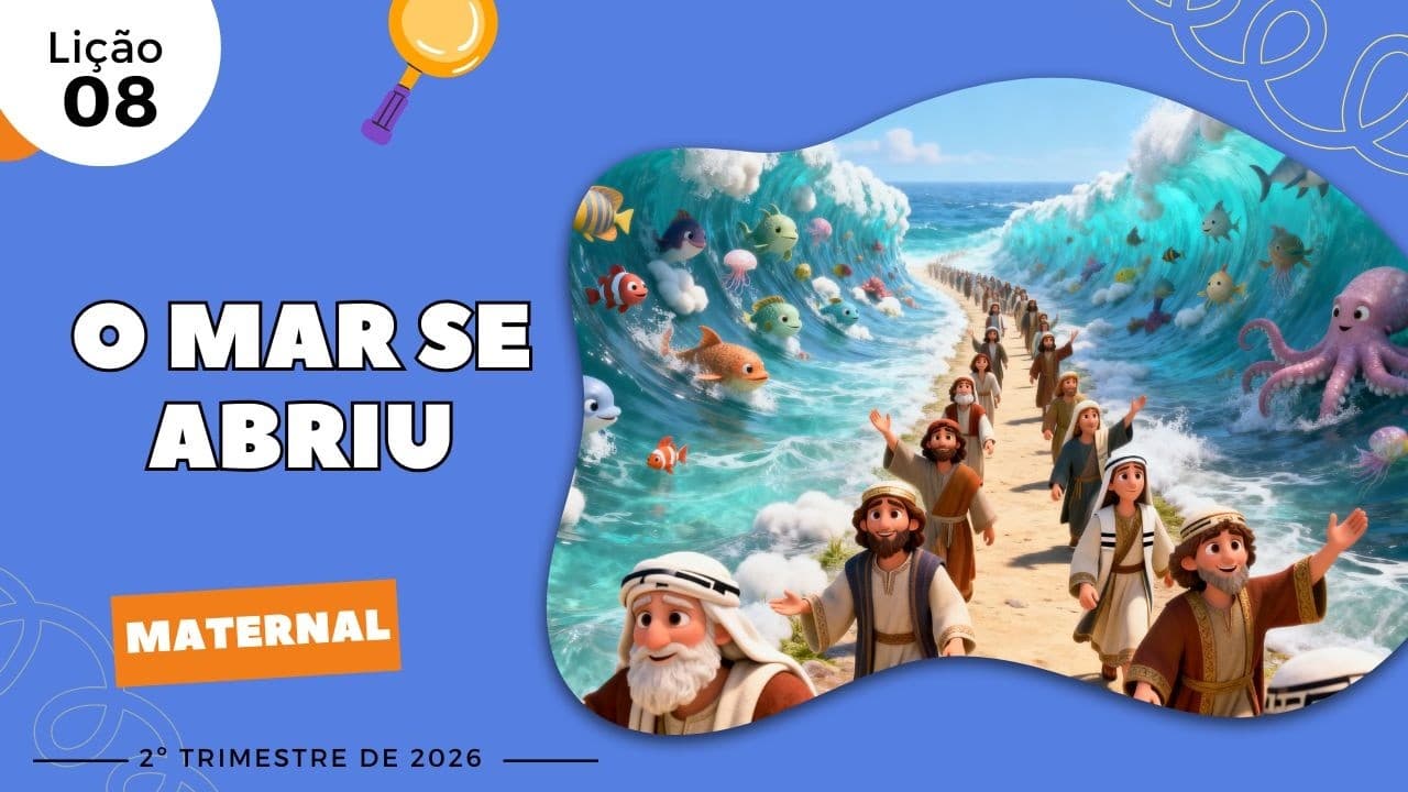 Capa da aula: O Mar se Abriu (A Travessia do Mar Vermelho)