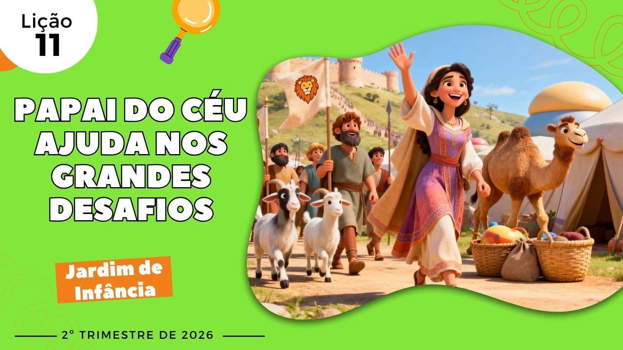 Capa da aula: Papai do Céu Ajuda nos Grandes Desafios