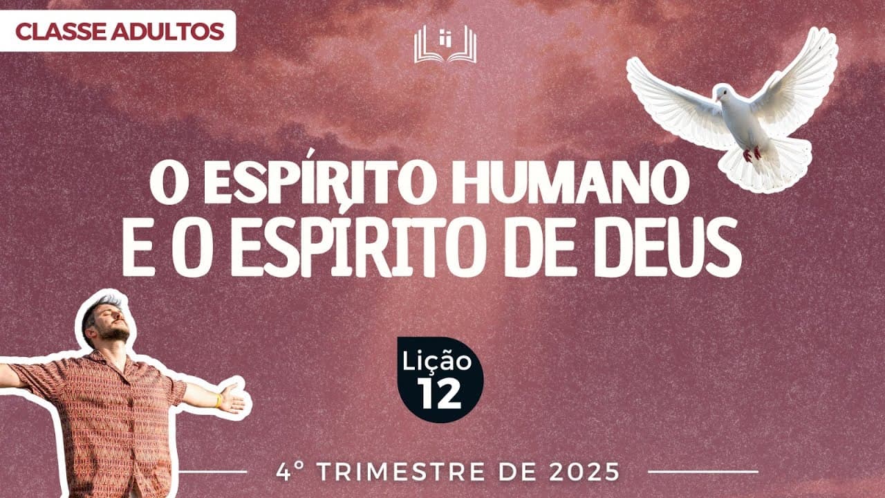 Capa da aula: O Espírito Humano e o Espírito de Deus