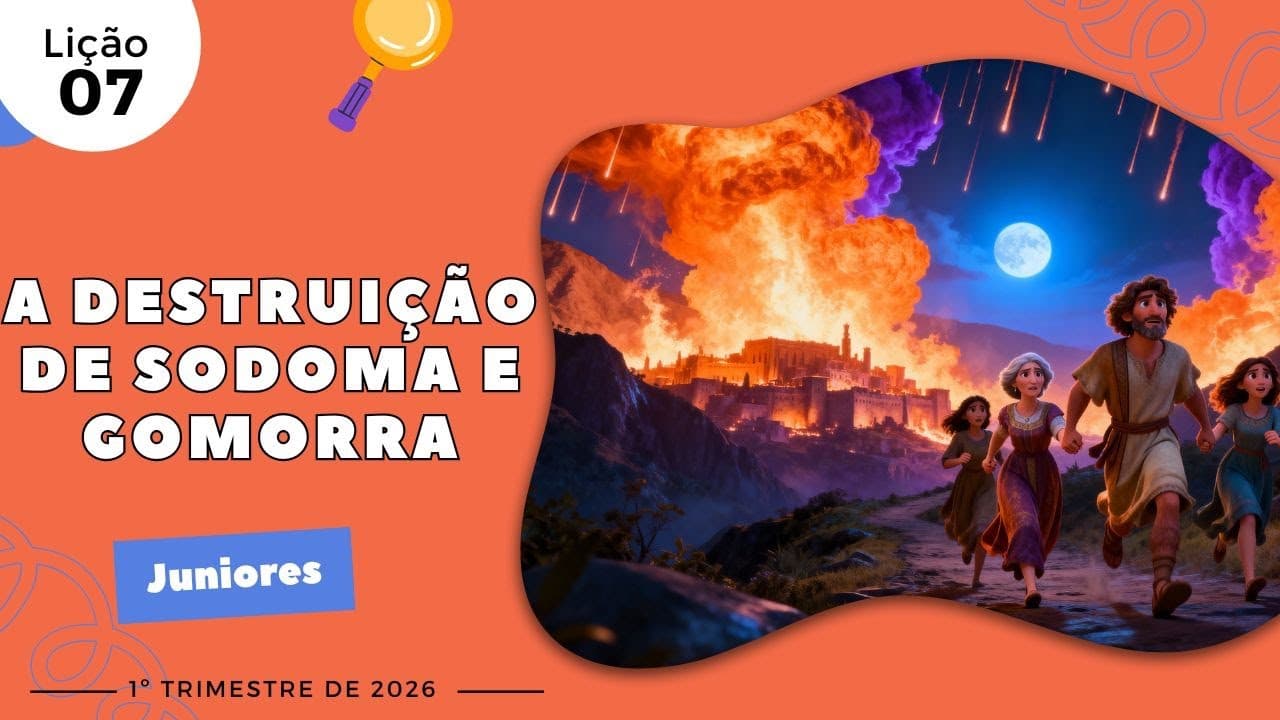 Capa da aula: A Destruição de Sodoma e Gomorra