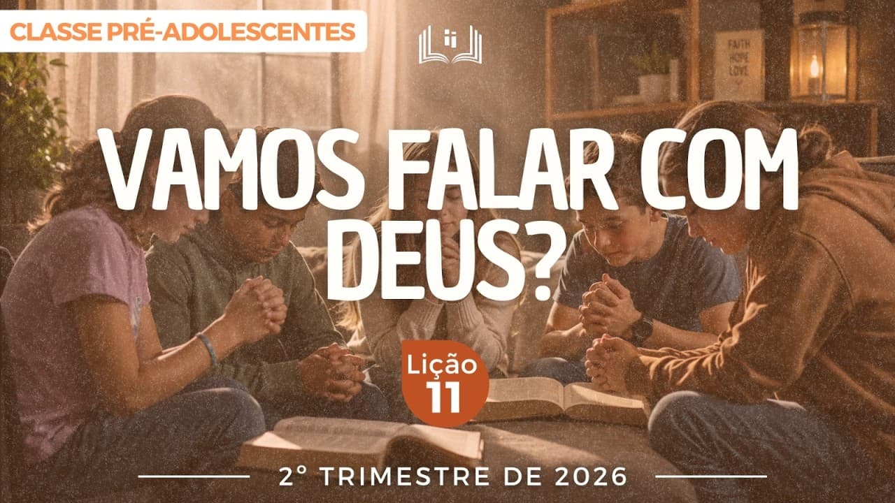 Capa da aula: Vamos Falar com Deus