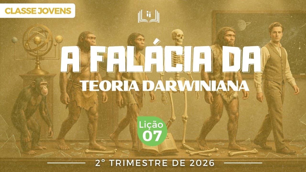 Capa da aula: A FALÁCIA DA TEORIA DARWINIANA