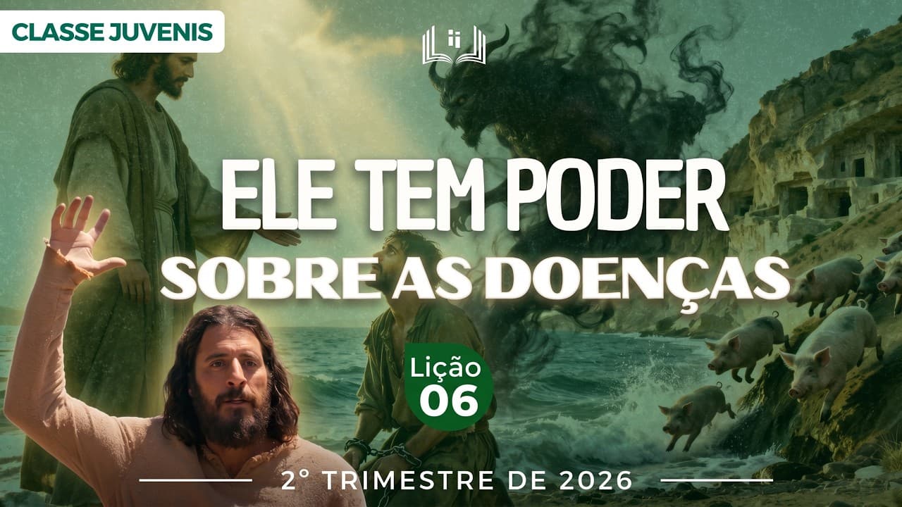 Capa da aula: Ele Tem Poder Sobre As Doenças