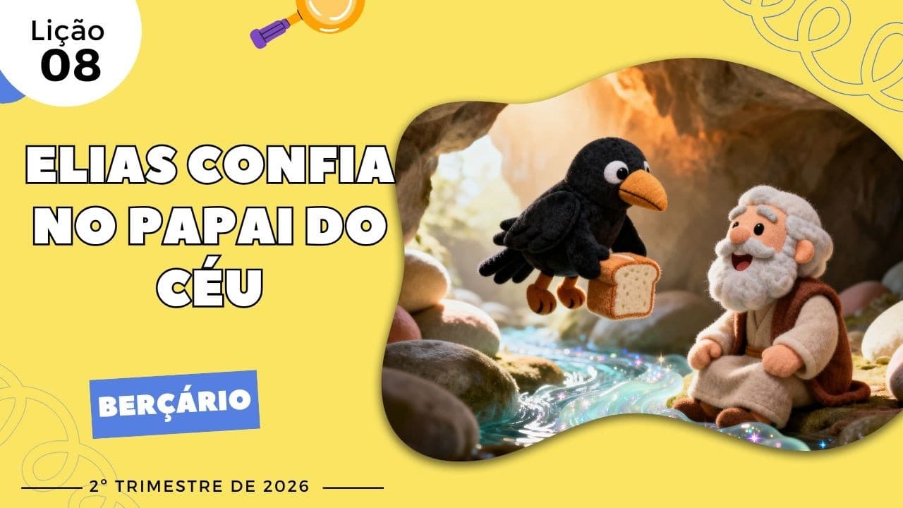 Capa da aula: Elias Confia no Papai do Céu