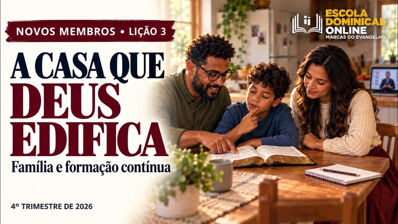 Capa da aula: A Casa que Deus Edifica